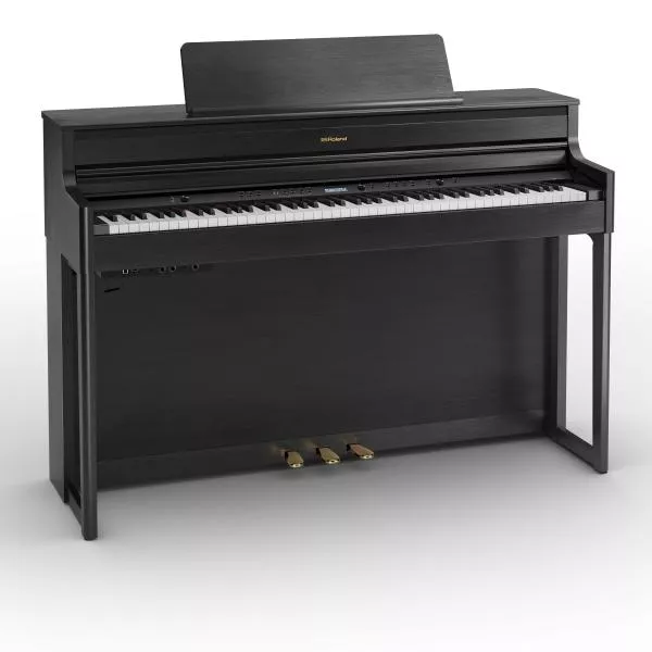 Piano numérique meuble Roland HP704 CH - Noir mat
