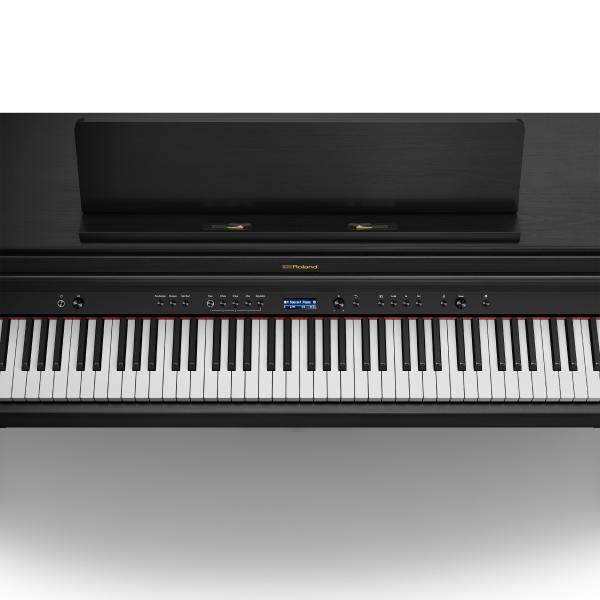 Piano numérique meuble Roland HP704 CH - noir mat