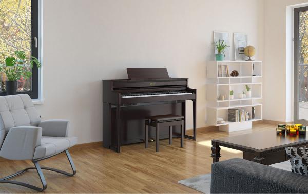 Piano numérique meuble Roland HP704 DR ROSEWOOD