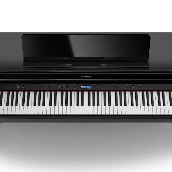 Piano numérique meuble Roland HP704 PE - noir laqué
