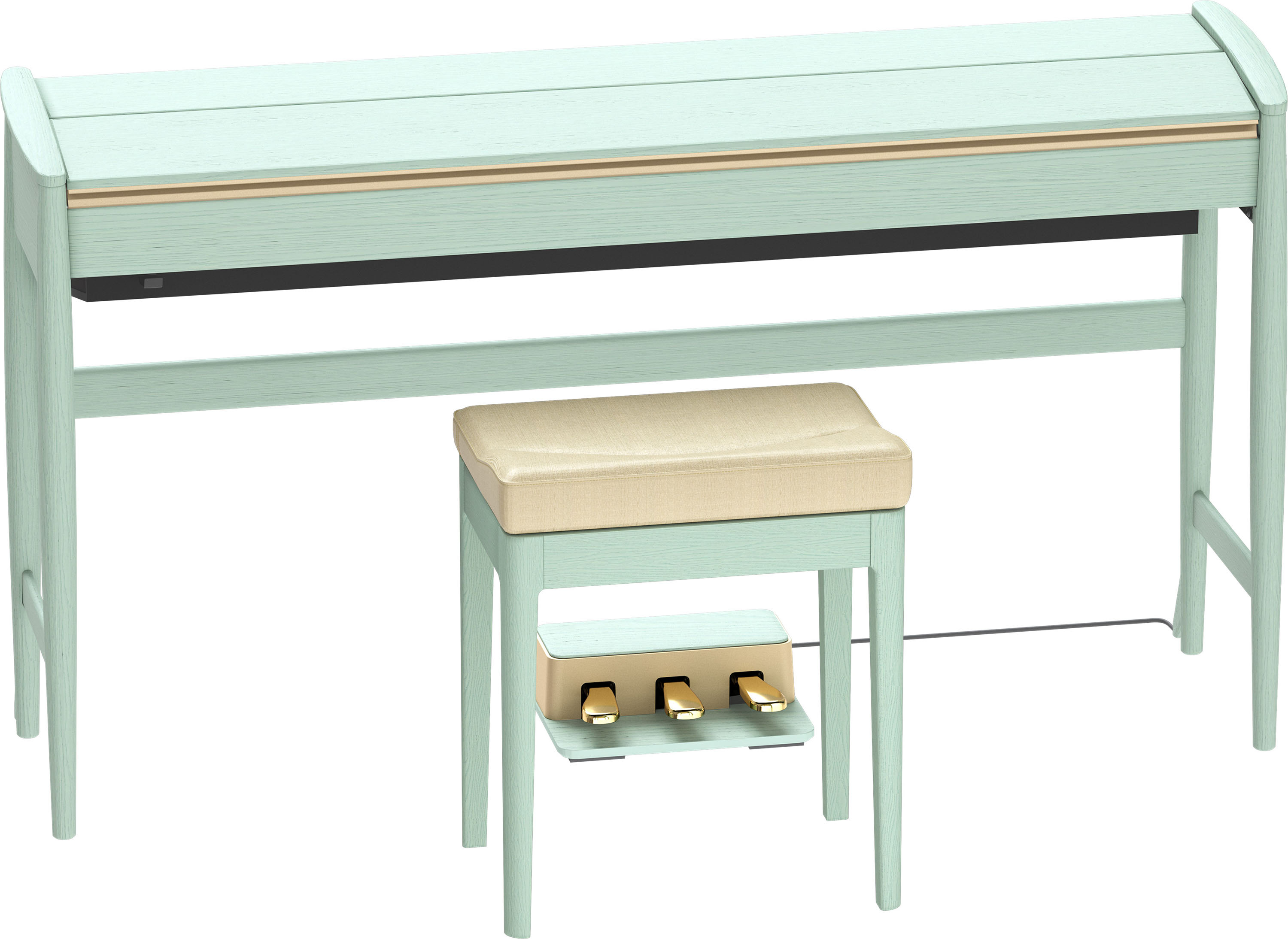 Roland Kiyola Kf-20 - Vert Celadon - Piano NumÉrique Meuble - Variation 3