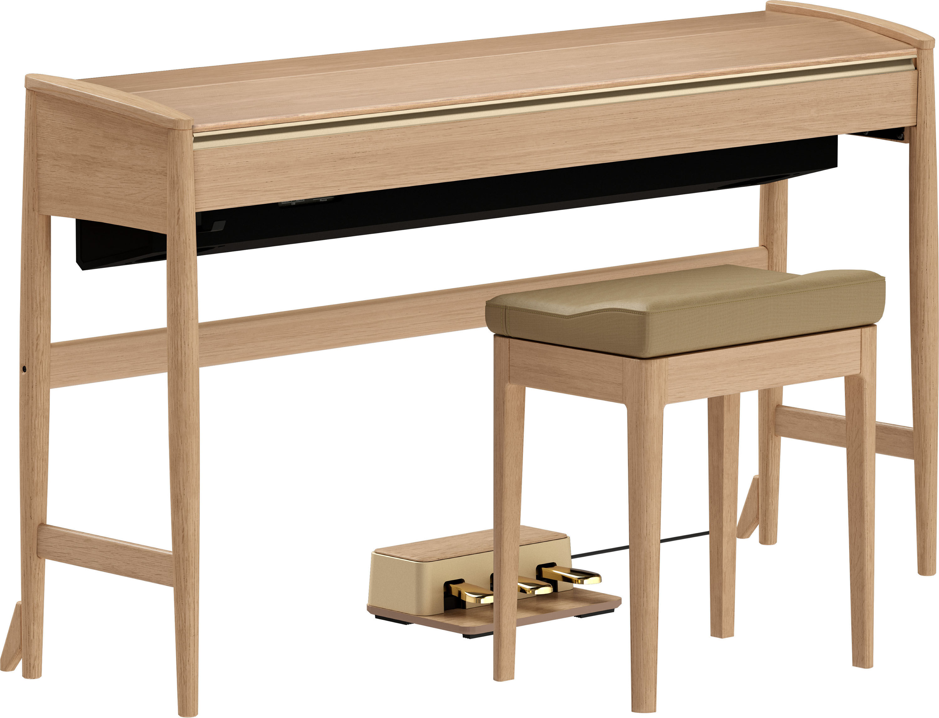 Roland Kiyola Kf-20 - Chene Pur - Piano NumÉrique Meuble - Variation 8