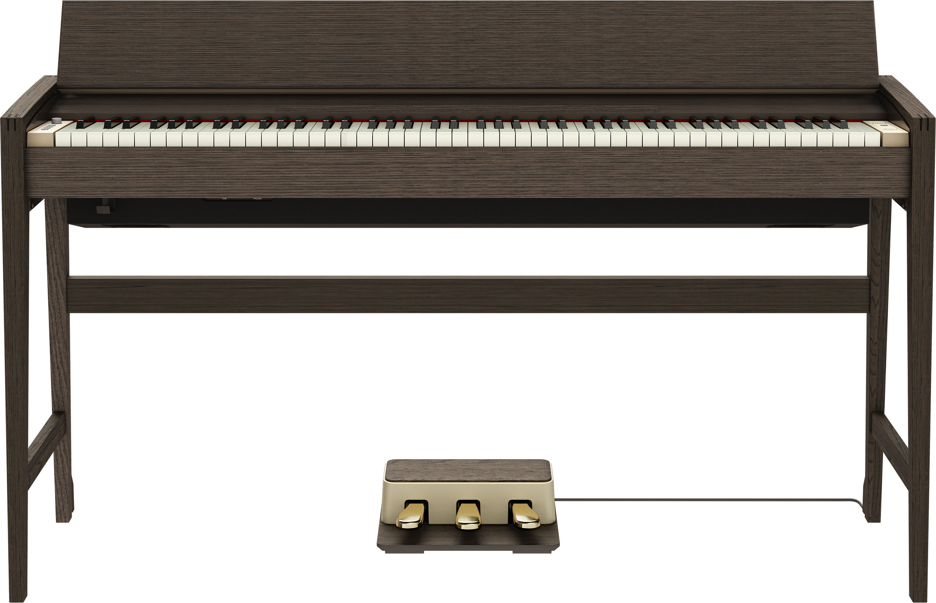 Roland Kiyola Kf-25 - Chene Fume - Piano NumÉrique Meuble - Variation 7