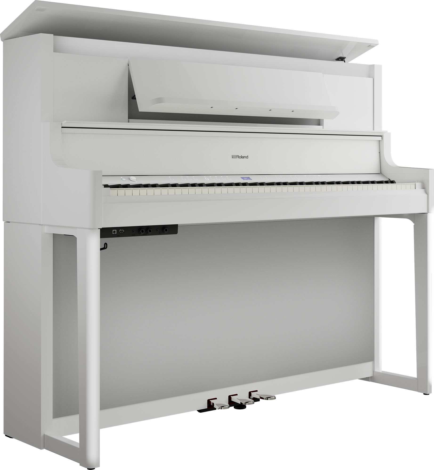 Roland Lx-9-pw - Polished White - Piano NumÉrique Meuble - Variation 1