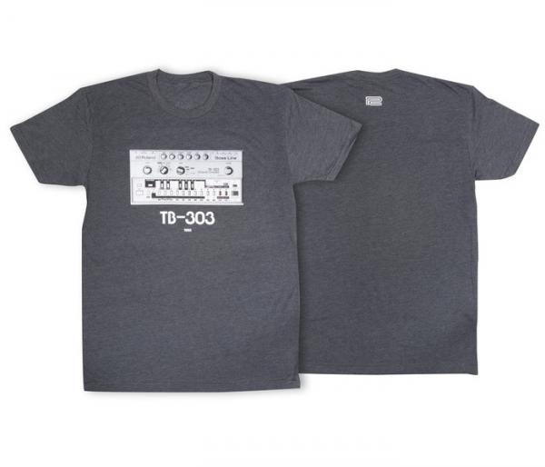 T-shirt Roland TB-303 Crew T-Shirt Charcoal - S