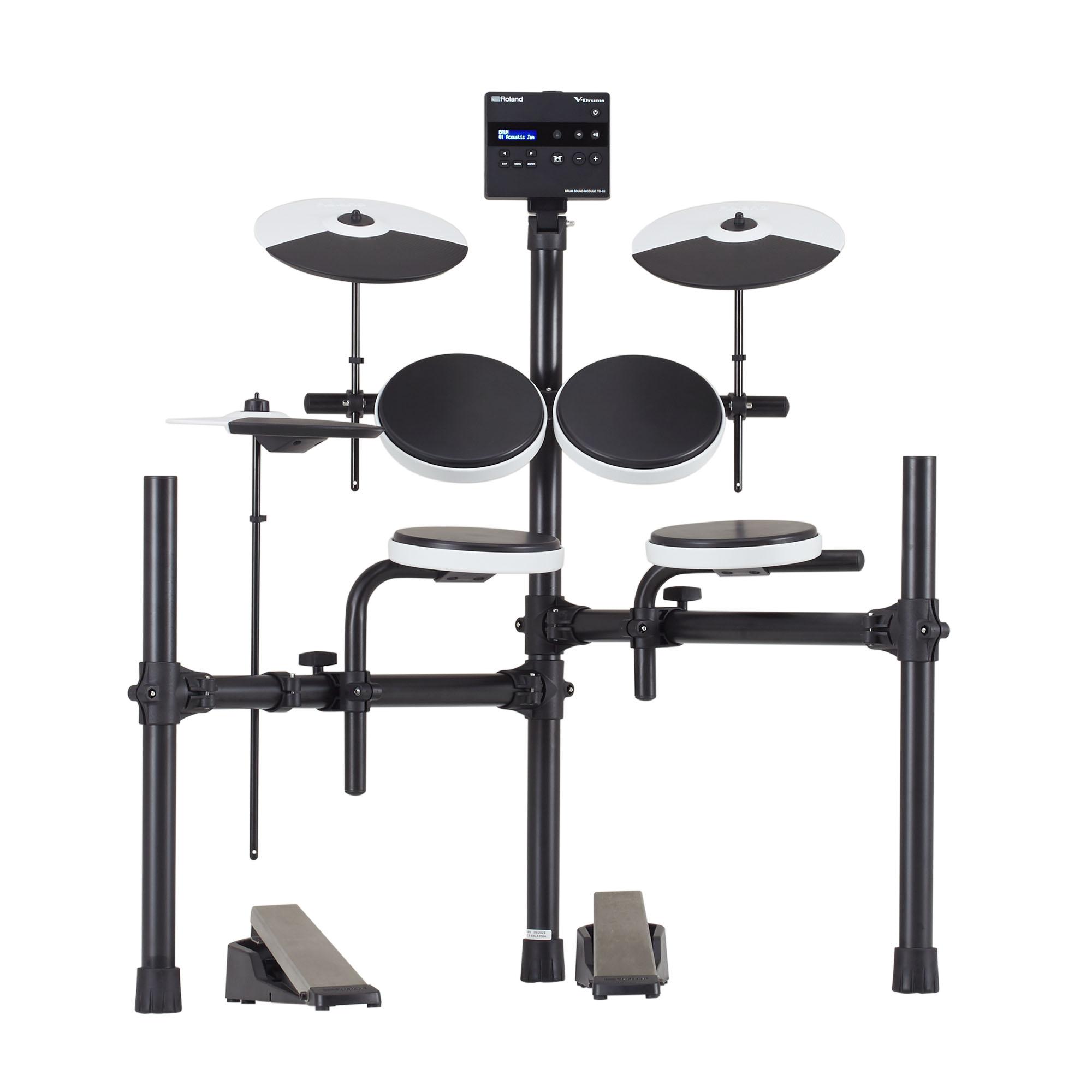 Roland Td-02k Bundle Complet - X-hp1 + Dt90 + Vic5a - Pack Batterie - Variation 1
