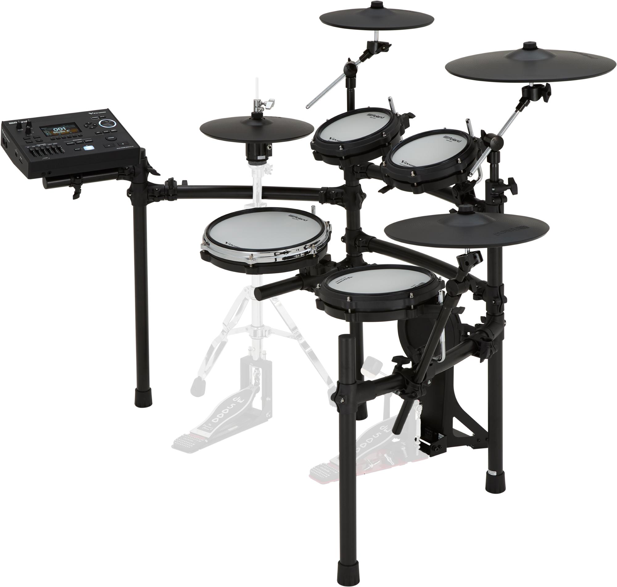 Roland Td-513 V-drums Bundle Complet - X-hp1 + Vic5a + Hp600d + Hh205 + Ht130 - Pack Batterie - Variation 2