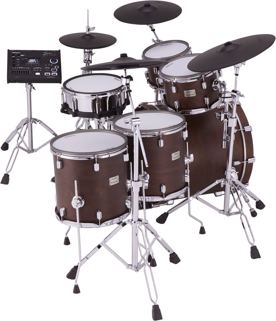 Roland Vad716 V-drums Kit - Satin Walnut - Kit Batterie Électronique - Variation 4