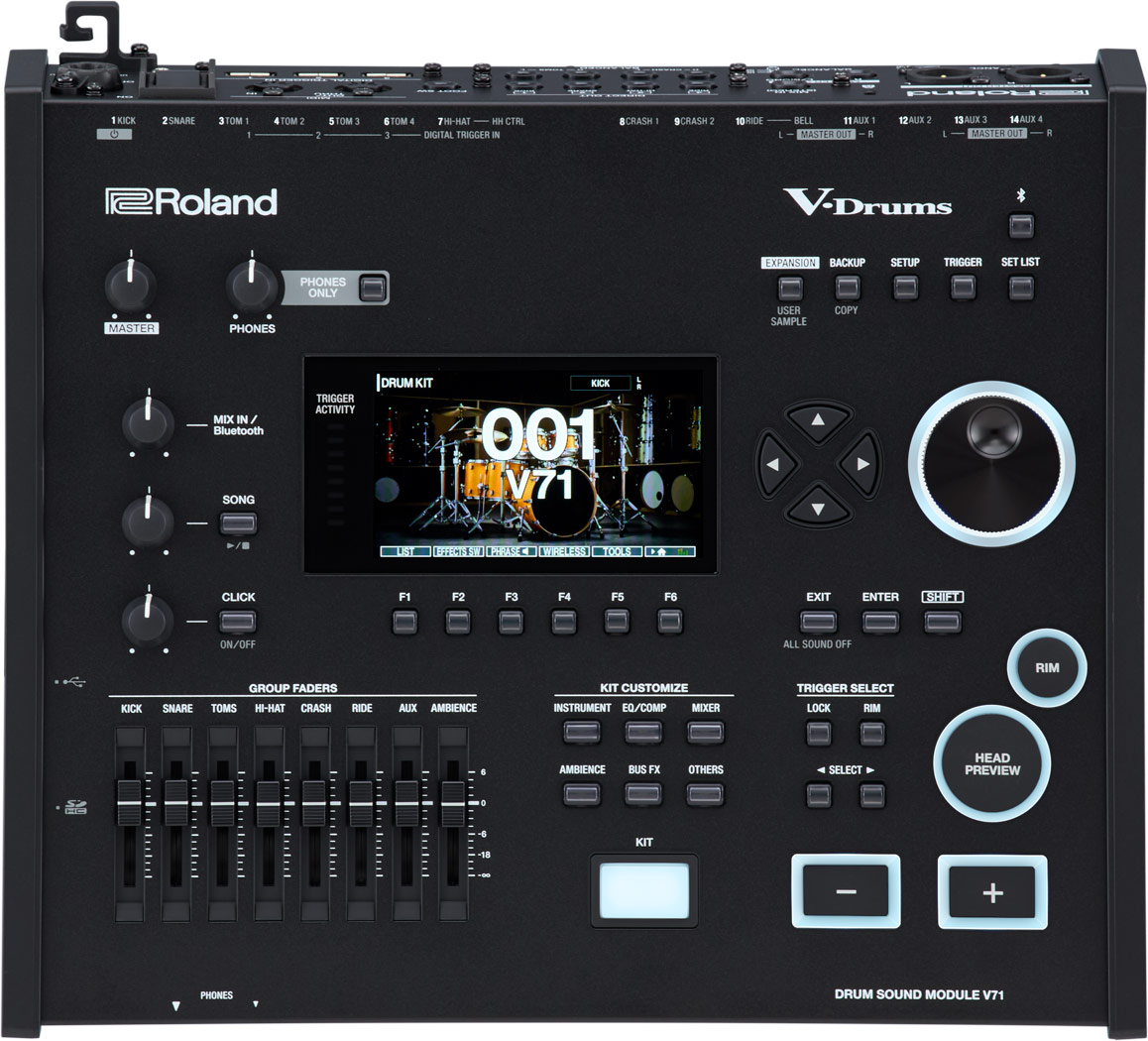 Roland Vad716 V-drums Kit - Satin Walnut - Kit Batterie Électronique - Variation 8