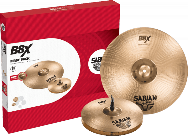 Pack cymbales Sabian 45001X B8X Set harmonique First 13