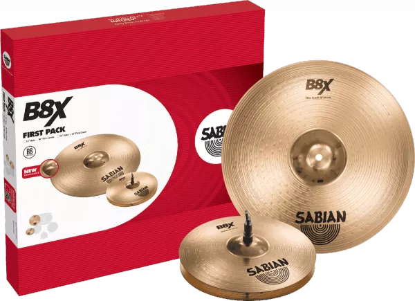 Pack cymbales Sabian 45001X B8X Set harmonique First 13