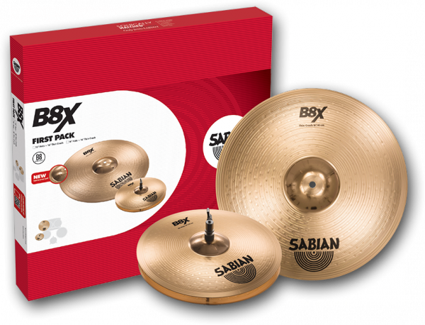 Pack cymbales Sabian 45001X B8X Set harmonique First 14