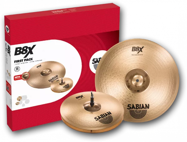 Pack cymbales Sabian 45001X B8X Set harmonique First 14