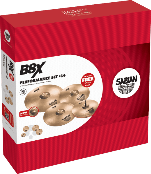 Pack cymbales Sabian 45003XG Set Harmonique 14