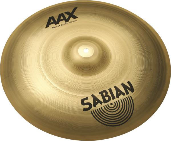 Cymbale crash Sabian AAX Metal Crash - 19 pouces