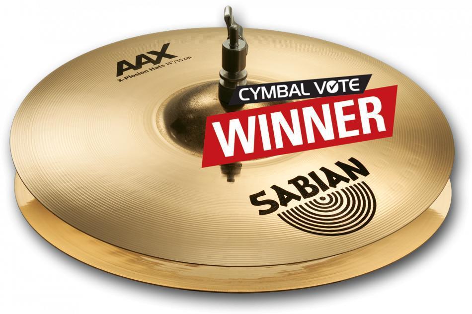 Cymbale hi hat charleston Sabian AAX X-Plosion Hats - 14 pouces