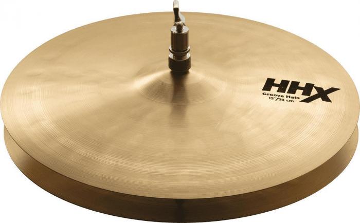 Cymbale hi hat charleston Sabian HHX Groove - 15 pouces