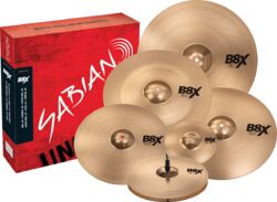 Pack cymbales Sabian Set B8X Complet