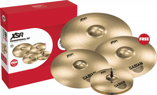 Pack cymbales Sabian XSR5005GB Set Harmonique 14