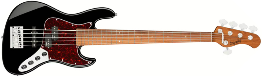 Sadowsky Hybrid Pj Bass 21-fret 5c Metroexpress Mor - Black Pearl - Basse Électrique Solid Body - Main picture