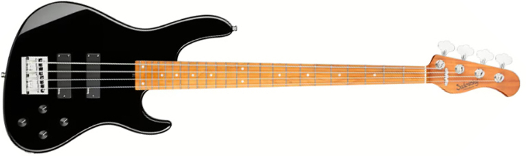 Sadowsky Modern Bass 24-fret 4c Metroexpress Active Mn - Solid Black - Basse Électrique Solid Body - Main picture