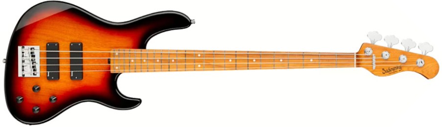 Sadowsky Modern Bass 24-fret 4c Metroexpress Active Mn - Tobacco Sunburst Transparent - Basse Électrique Solid Body - Main picture
