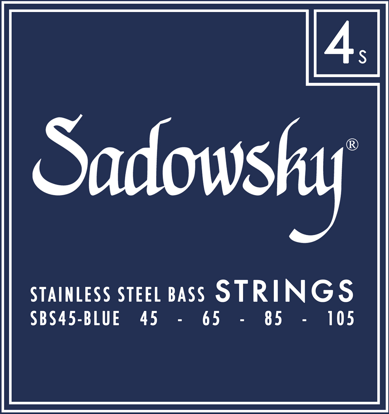 Sadowsky Sbs 45 Blue Label Stainless Steel Electric Bass 45-105 - Cordes Basse Électrique - Main picture