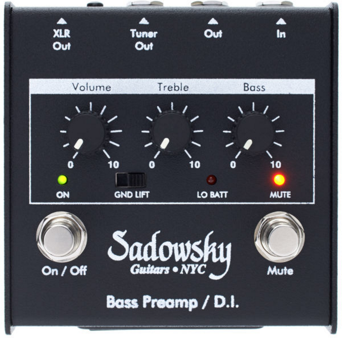 Sadowsky Spb-1 Bass Preamp/di Pedal - Preampli Basse - Main picture