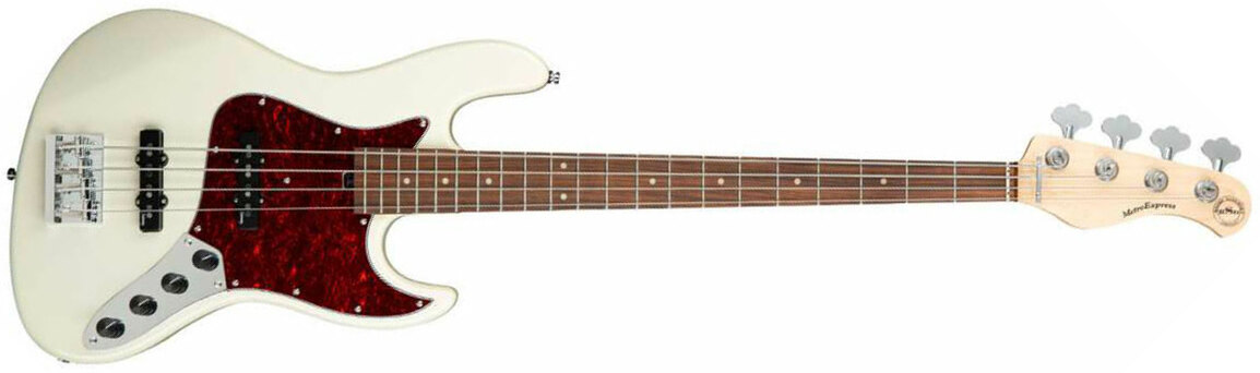 Sadowsky Vintage J/j Bass 21 Fret 4c Metroexpress Mor - Olympic White - Basse Électrique Solid Body - Main picture