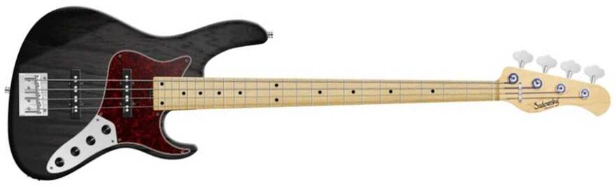 Sadowsky Vintage J/j Bass 24 Fret Ash 4c Metroline All Active Mn - Nirvana Black Trans. Satin - Basse Électrique Solid Body - Main picture