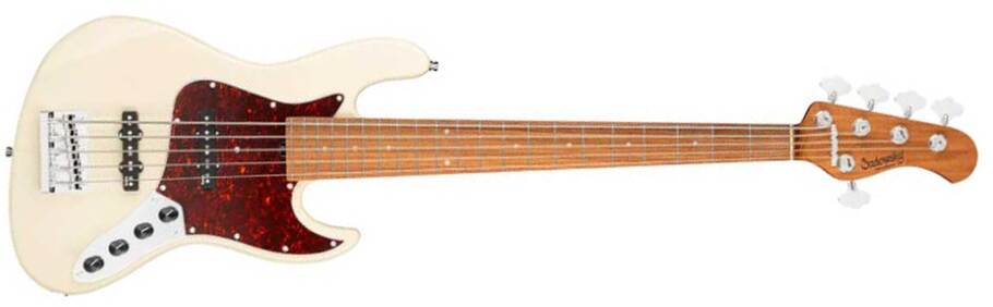 Sadowsky Vintage Jj Bass 21-fret 5c Metroexpress Mor - Olympic White - Basse Électrique Solid Body - Main picture