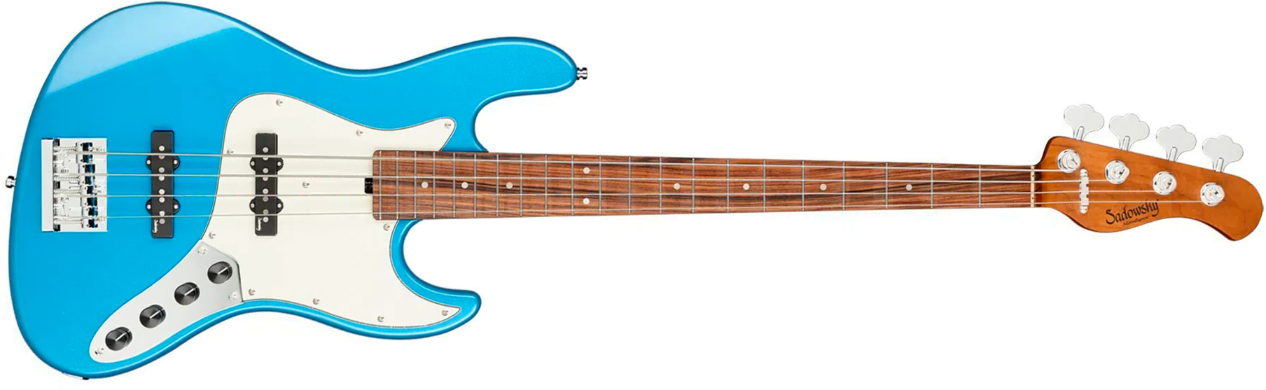 Sadowsky Vintage Jj Bass 21f 4c Metroexpress Mor - Ocean Blue Metallic - Basse Électrique Solid Body - Main picture