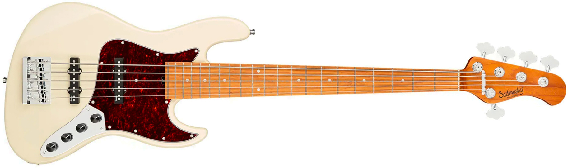 Sadowsky Vintage Jj Bass 21f 5c Metroexpress Mn - Olympic White - Basse Électrique Solid Body - Main picture