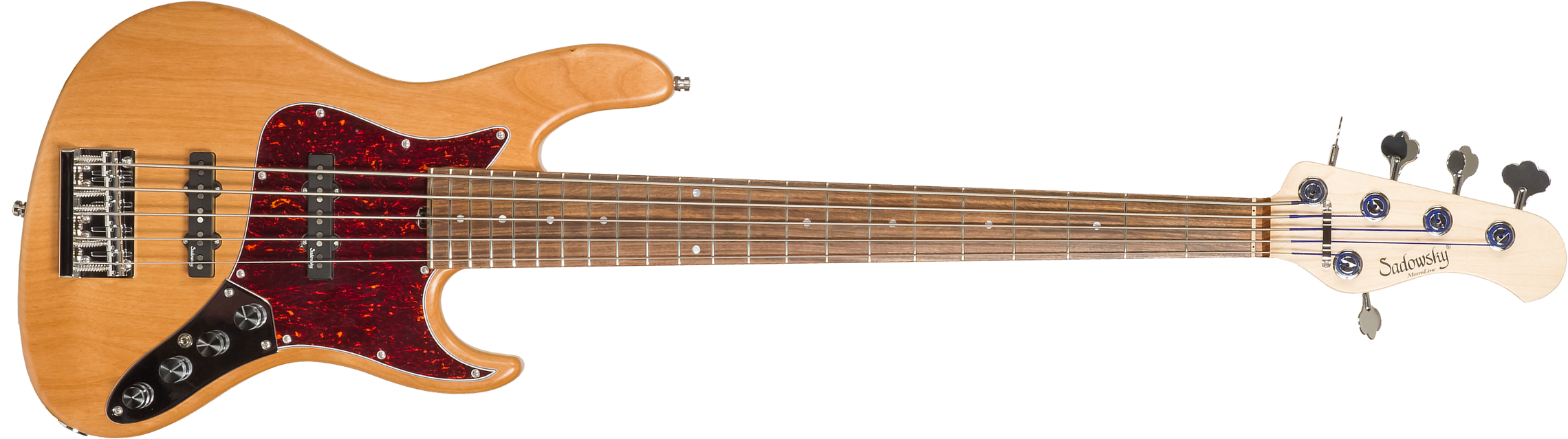 Sadowsky Will Lee 22 Fret Alder 5c Metroline Signature All Jj Mor - Natural Transparent Satin - Basse Électrique Solid Body - Main picture