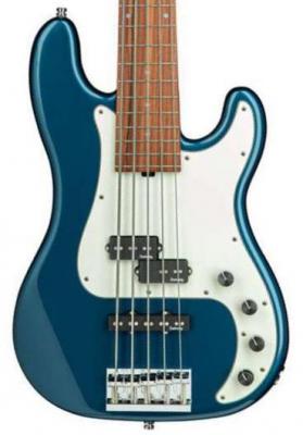 Basse électrique solid body Sadowsky MetroLine 21-Fret Hybrid P/J Bass Alder 4 (Germany, MOR) - Dark lake placid blue metallic