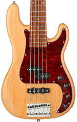 Basse électrique solid body Sadowsky Metroline 21-Fret Hybrid P/J Bass Alder (5-String, Germany, MOR) - Natural Transparent Satin