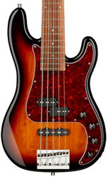 Basse électrique solid body Sadowsky Metroline 21-Fret Hybrid P/J Bass Alder (5-String, Germany, MOR) - '59 Burst Transparent 