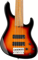 Basse électrique solid body Sadowsky Metroexpress 24-Fret Modern Bass 5-String (MOR) - Tobacco Sunburst Transparent