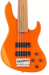 Basse électrique solid body Sadowsky Metroexpress 24-Fret Modern Bass 5-String (MOR) - Solid Candy Apple Orange Metallic