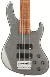 Basse électrique solid body Sadowsky Metroexpress 24-Fret Modern Bass 5-String (MOR) - Solid Silver Metallic