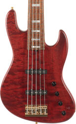 Basse électrique solid body Sadowsky Metroline 21-Fret Standard J/J Bass 5-String Ltd (Germany, MN) - Majestic red transparent satin
