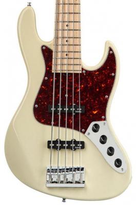 Basse électrique solid body Sadowsky Metroline 21-Fret Vintage J/J Bass Ash 5 (Germany, MN) - Solid olympic white