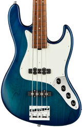 MetroLine 21-Fret Vintage J/J Bass Alder 4-String (Germany, MOR) - Bora Blue Burst Transparent Satin
