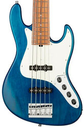 Basse électrique solid body Sadowsky MetroLine 21-Fret Vintage J/J Bass Alder (5-String, Germany, Morado) - Ocean Blue Transparent Satin