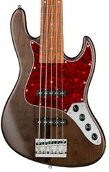 Basse électrique solid body Sadowsky MetroLine 21-Fret Vintage J/J Bass Alder (5-String, Germany, Morado) - Nirvana Black Transparent Satin