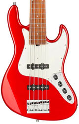 Basse électrique solid body Sadowsky MetroLine 21-Fret Vintage J/J Bass Alder (5-String, Germany, Morado) - Candy Apple Red Metallic