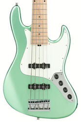 Basse électrique solid body Sadowsky Metroline 21-Fret Vintage J/J Bass Ash 5-String (Germany, MN) - Sage green metallic satin