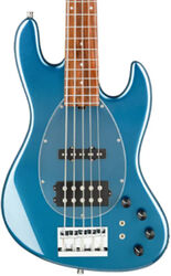 MetroLine 21-Fret Vintage M/J Bass Alder 5-String (Germany, MOR) - Dark Lake Placid Blue Metallic