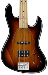 MetroLine 21-Fret Vintage M/J Bass Ash 4-String (Germany, MN) - '59 Burst Transparent 