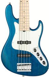 Basse électrique solid body Sadowsky Will Lee MetroLine 22-Fret Swamp Ash 5-String (GER, MN) - Ocean Blue Transparent Satin
